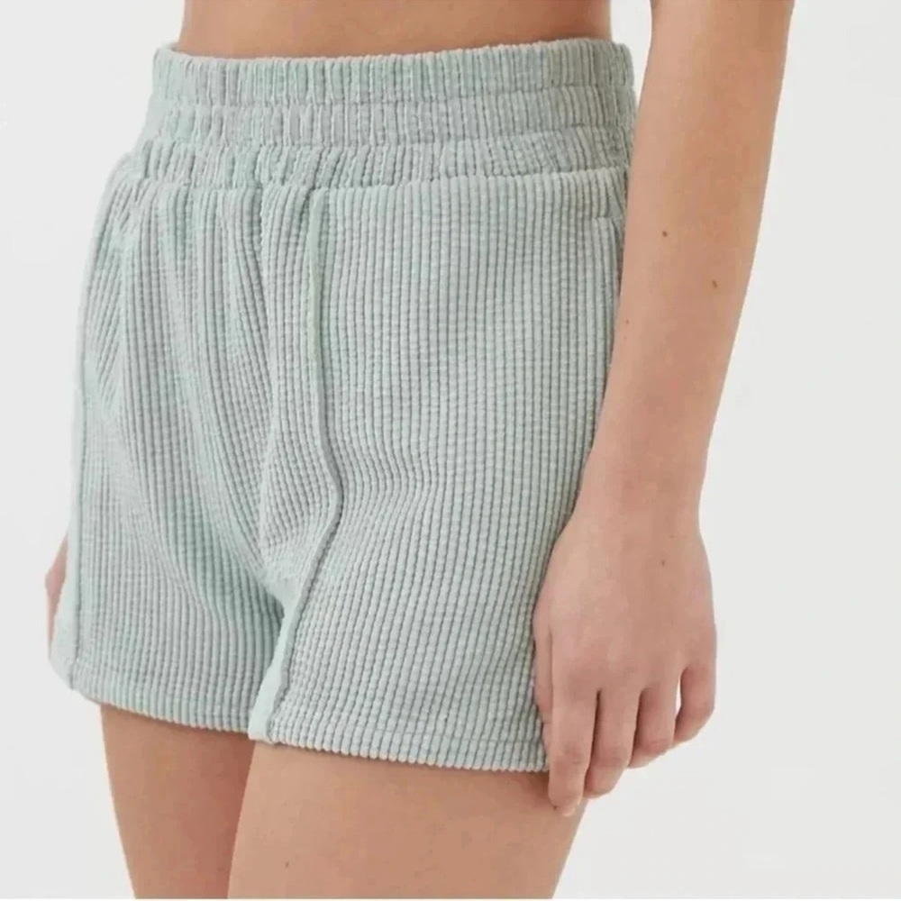 BDG URBAN OUTFITTERS CLARA Corduroy Pull On Shorts Mint Green Size Small